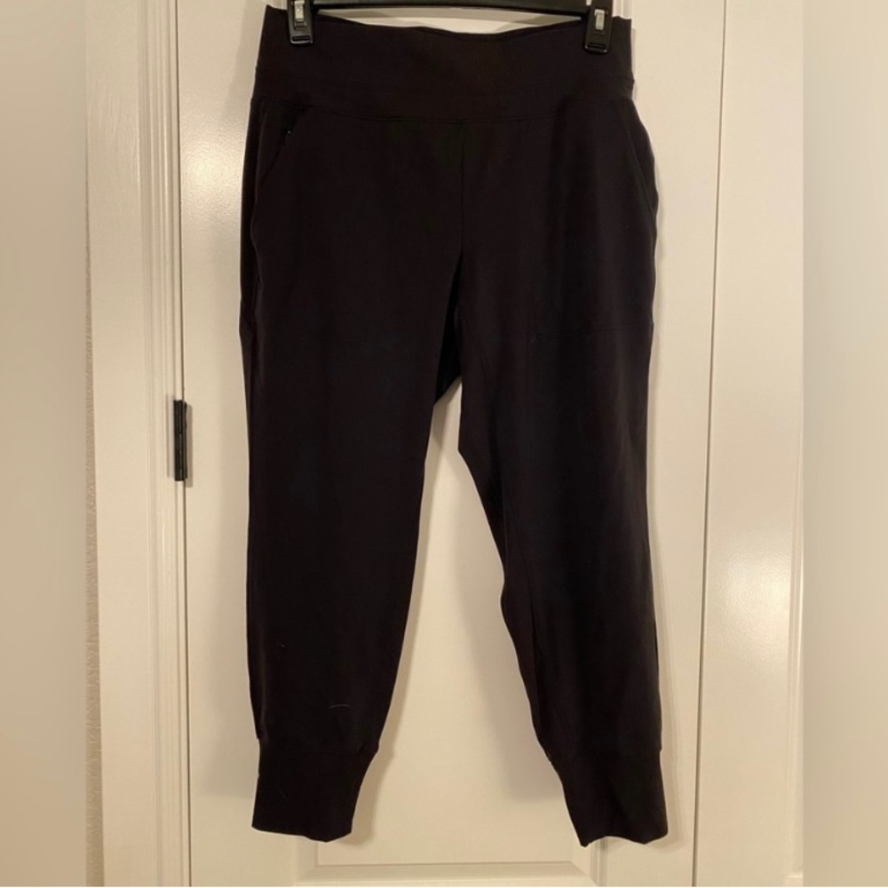 Athleta Venice Black Cropped Pants Large Petite